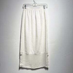 Unique White Maxi Skirt